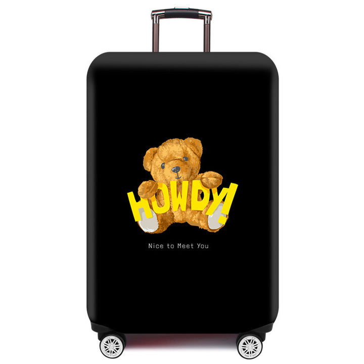 Cartoon Bear Design Hard Shell Luggage Kalsten