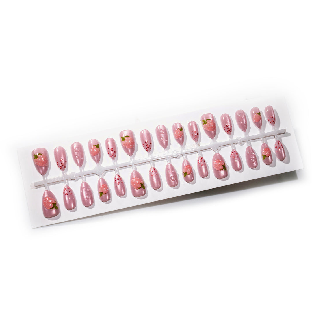 Fruit-Themed Press-On Nail Art Set