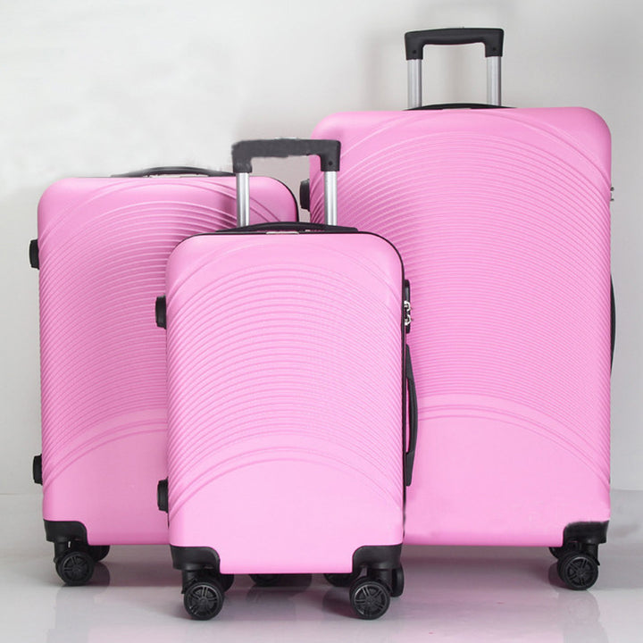 Unisex Premium Textured Hardshell Luggage Set Kalsten