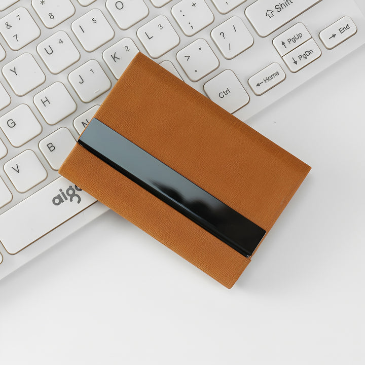 Slim Fabric Business Card Holder