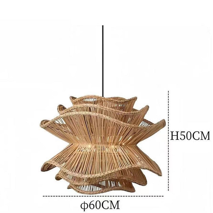 Contemporary Elegant Wavy Pendant Light