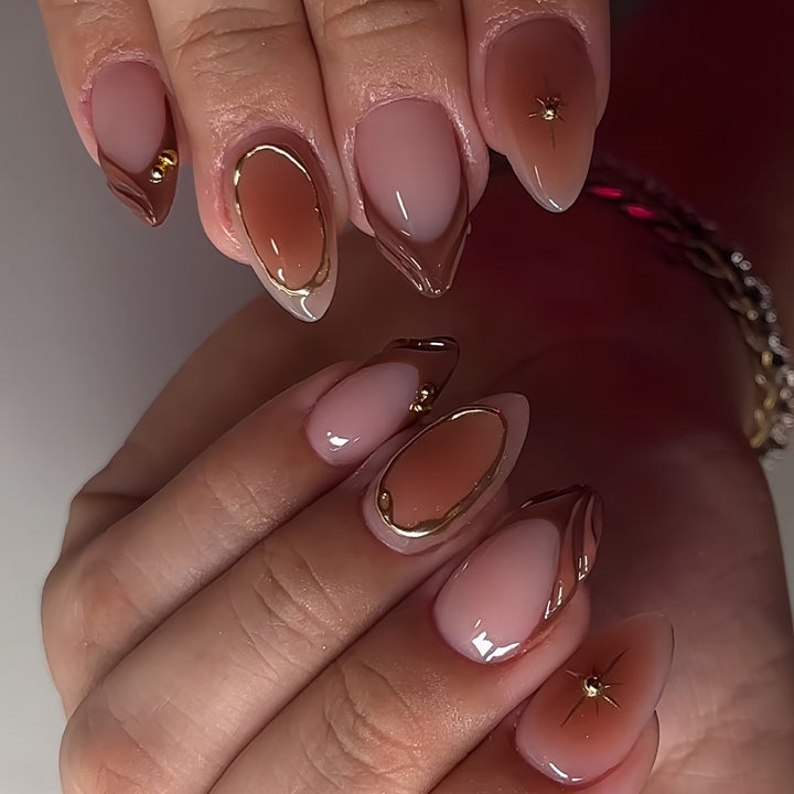 Floral Accent Nail Art Extensions Kalsten