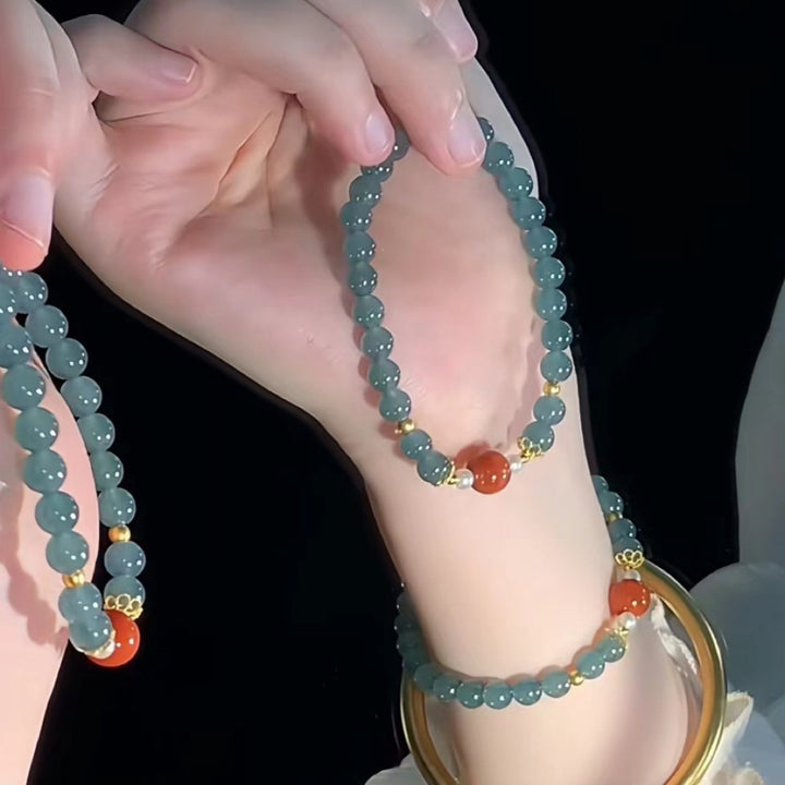 Handcrafted Beaded Stretch Bracelet Kalsten