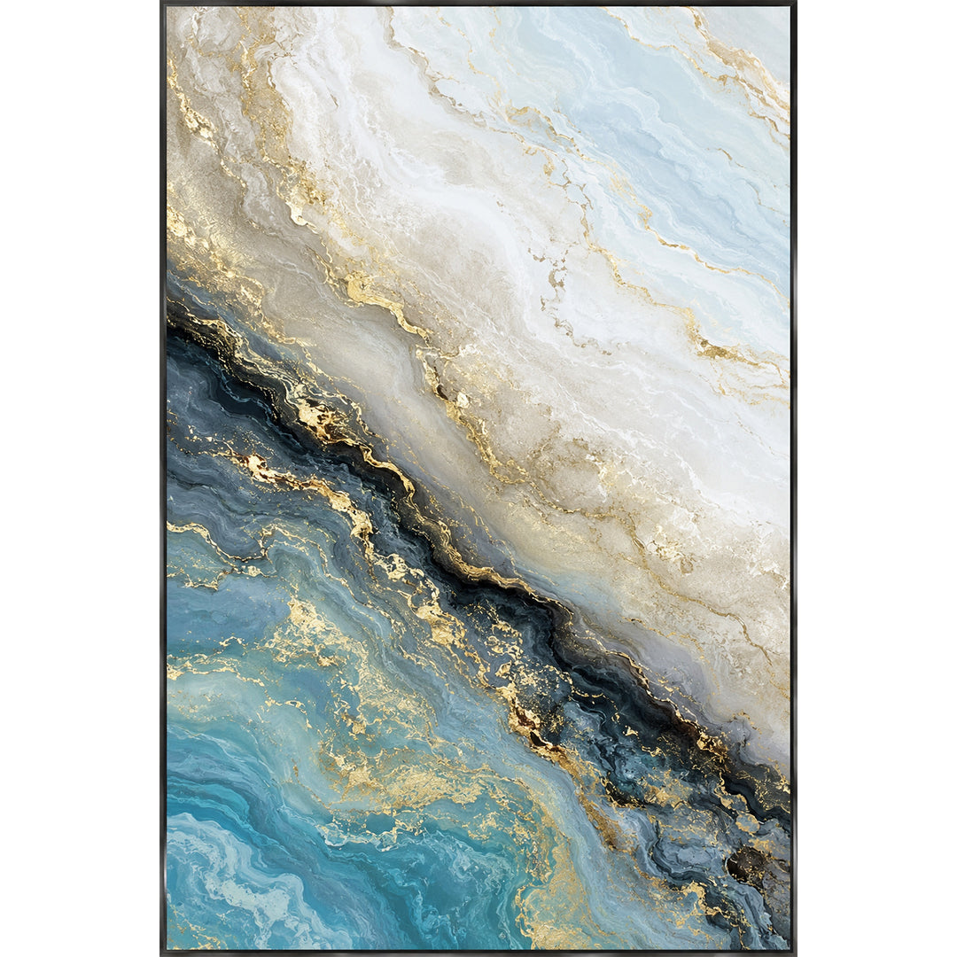 Abstract Marble Texture Canvas Art