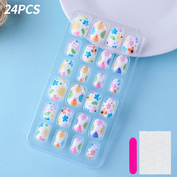 Themed Summer Beach Nail Art Press-On Nails Kalsten