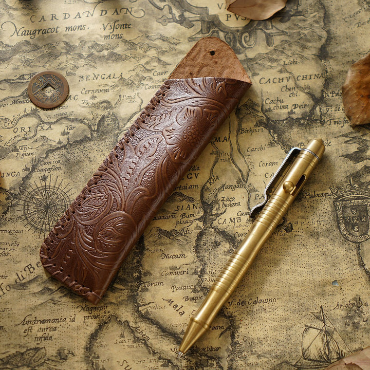 Handmade Leather Pen Case
