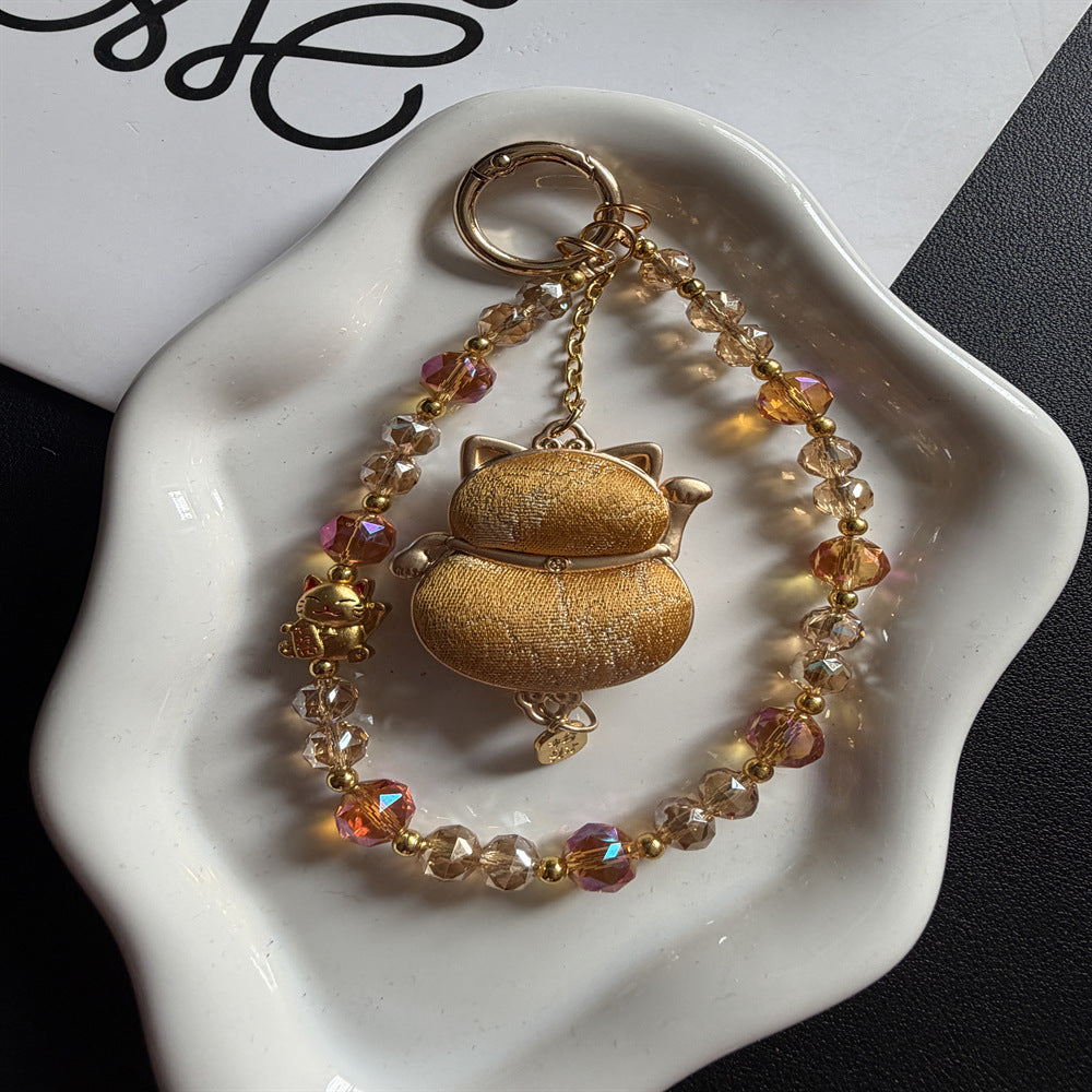 Artistic Cat-themed Charm Keychain Kalsten