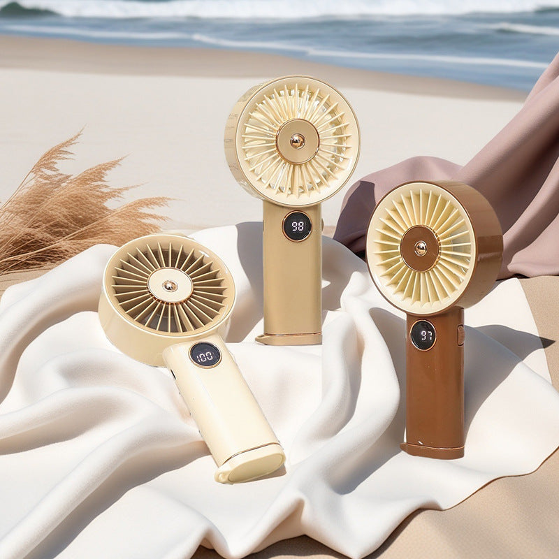 Women Portable USB Hand Fan with Powerful Battery Kalsten