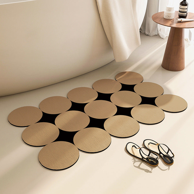Abstract Shaped Bath Mat Kalsten