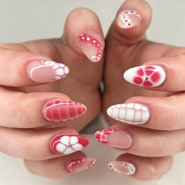 Artificial Nail Tips with Exciting Design and Elegant Accents Kalsten