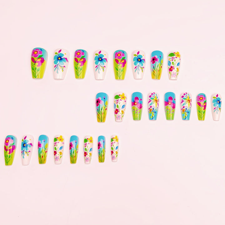 Creative Flower Nail Design Kalsten