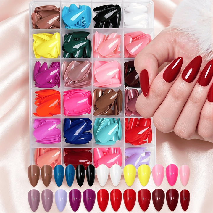 Premium Glossy False Nail Tips Kalsten