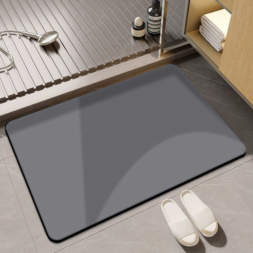 Elegant Marble-Inspired Bath Mat