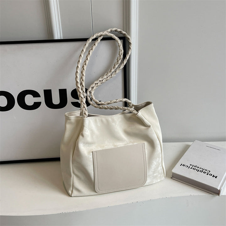 Stylish Braided Handle Handbag Kalsten