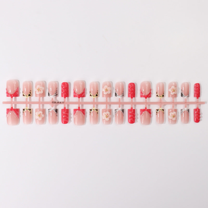 Floral Design Press-On Nail Tips Set Kalsten