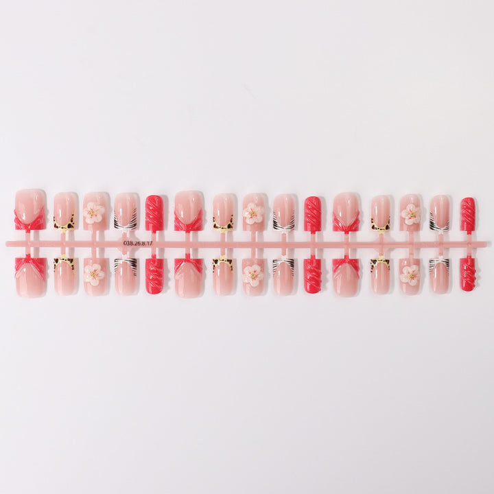 Floral Design Press-On Nail Tips Set Kalsten
