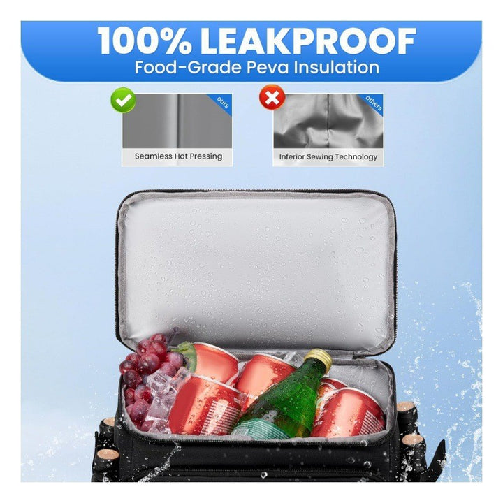 Cool backpack with insulated compartments and bottle holders Kalsten