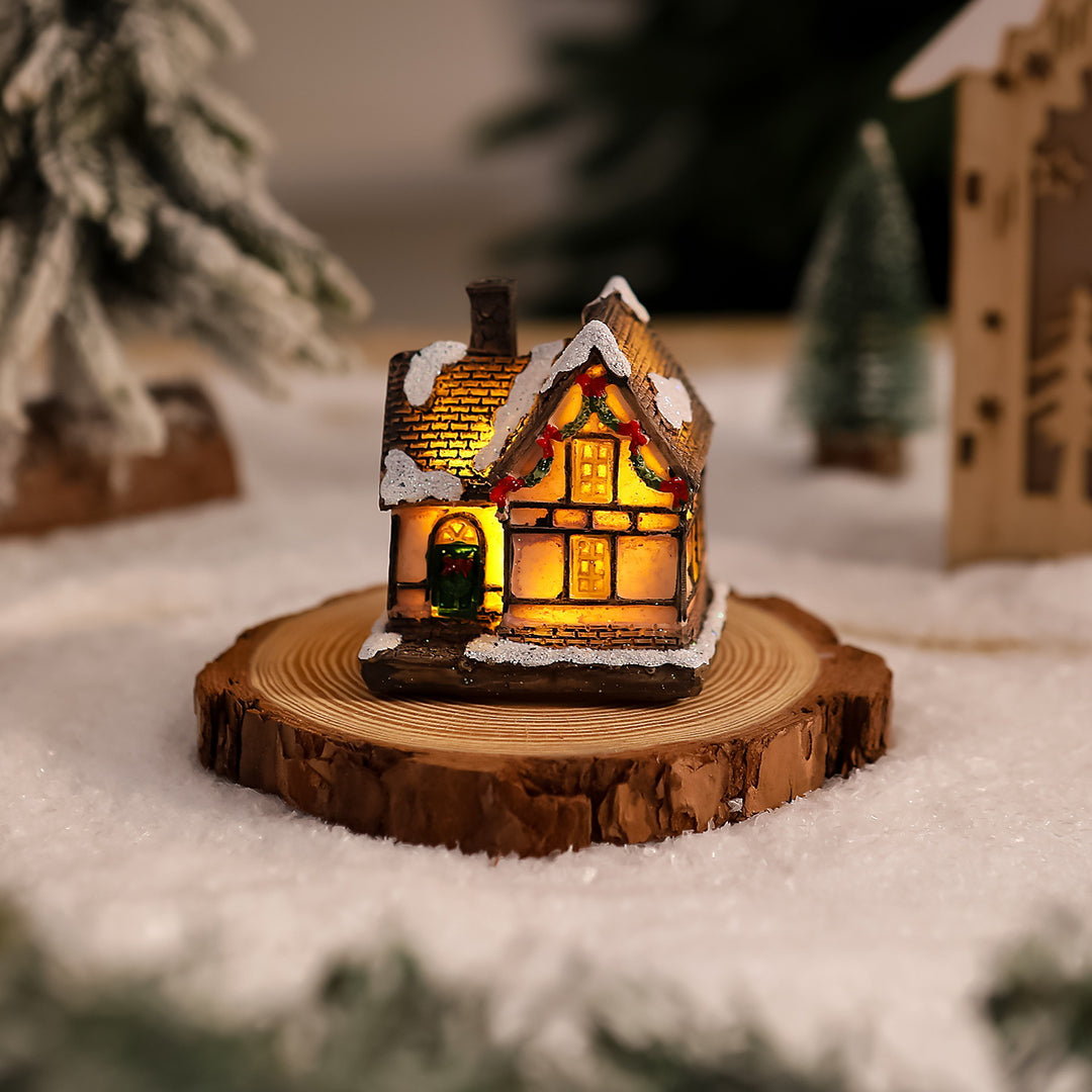 Nostalgic Christmas Village House Decoration Kalsten