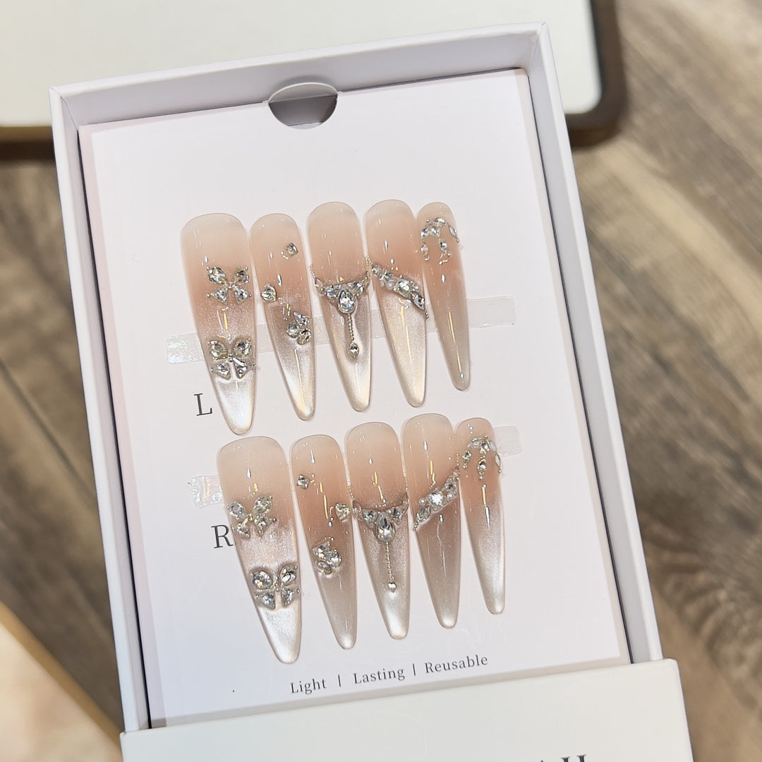 Reusable Stiletto Nail Tips Kalsten