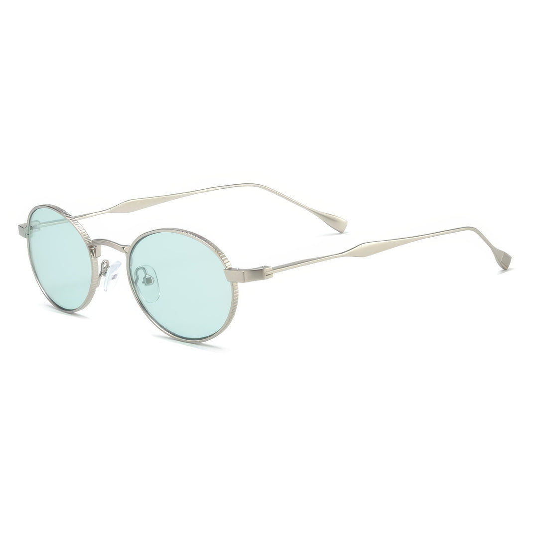 Women's fashionable sunglasses with high-quality metal frame and round lenses Kalsten