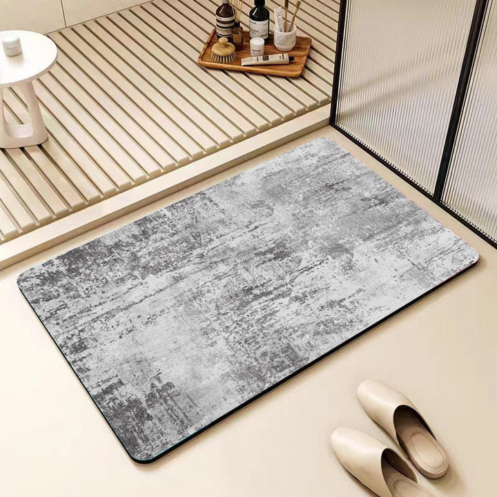 Non-Slip Geometric Pattern Bathroom Mat Kalsten