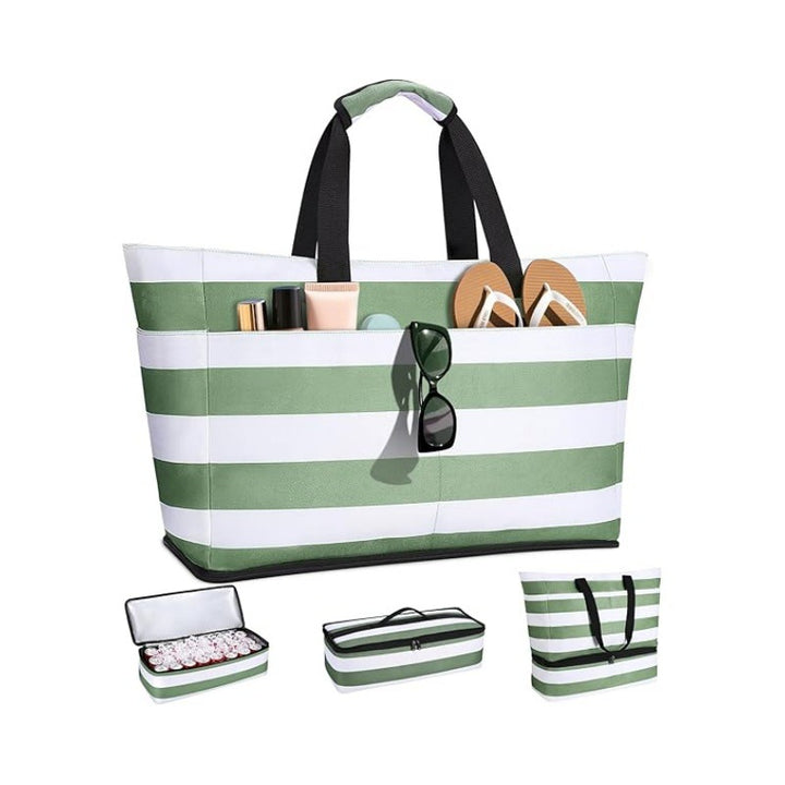 Beach bag with multiple compartments Kalsten
