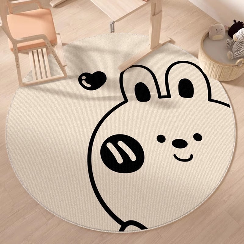 Round Playroom Area Rug