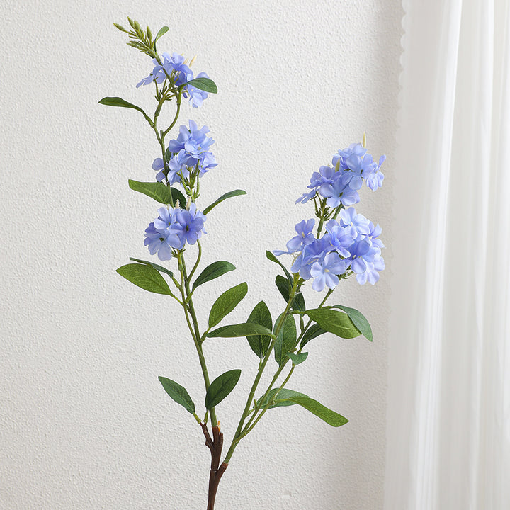 Decorative art branch with white flowers