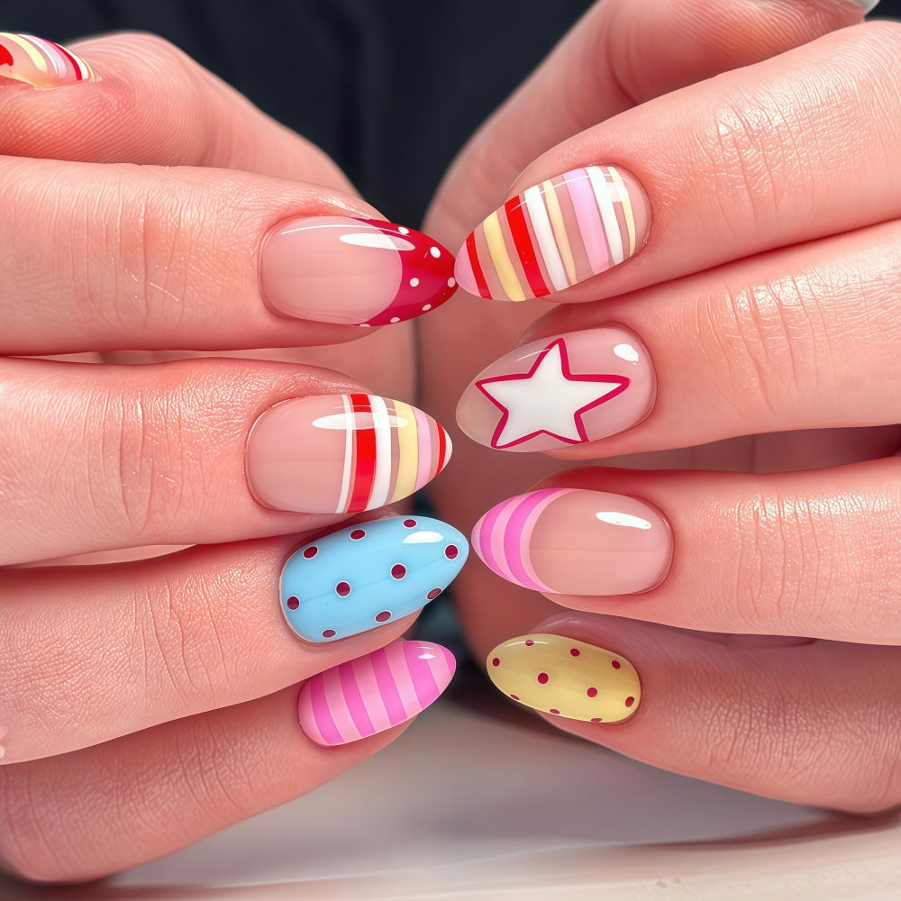 Playful art nail designs Kalsten