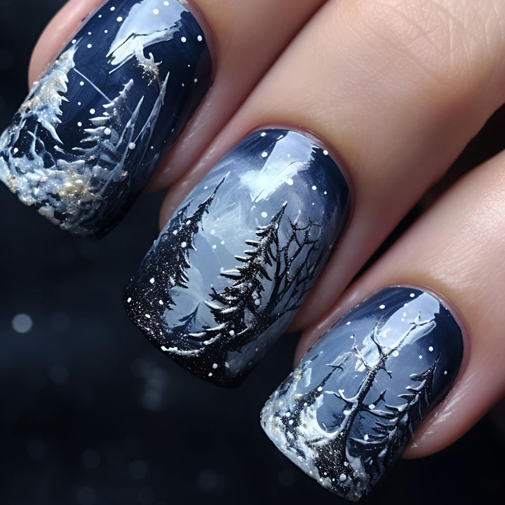 Creative Winter Nail Design Kalsten