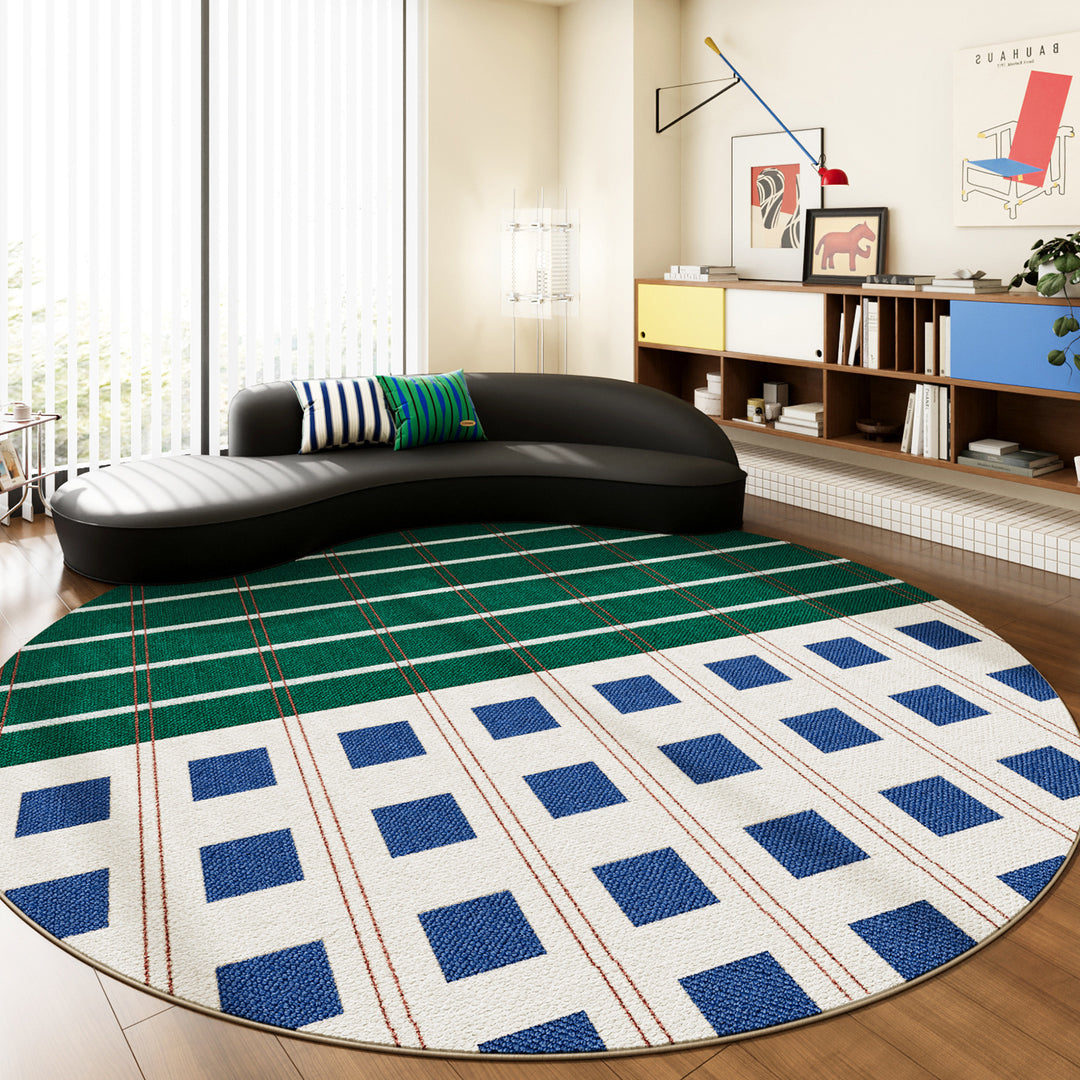 Circular Woven Area Rug