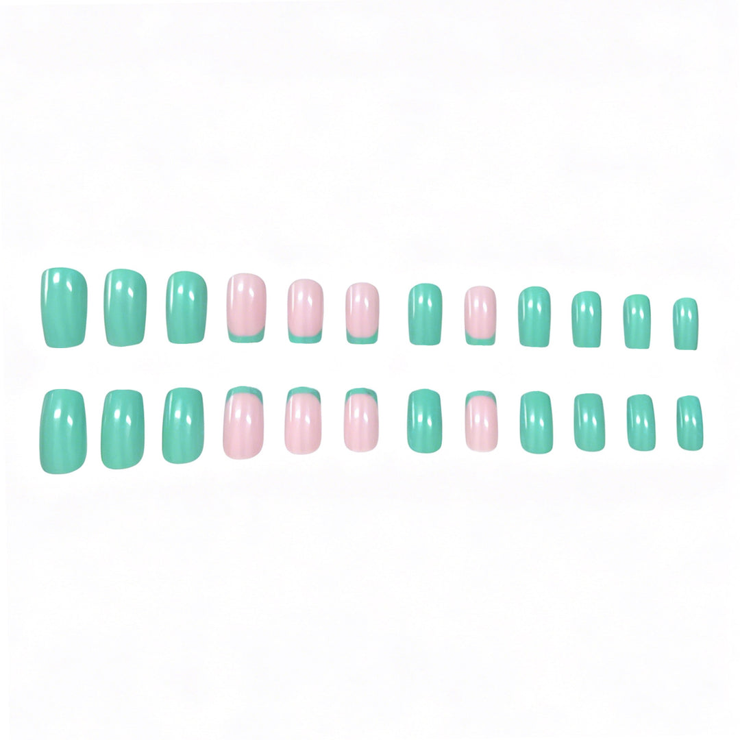 Modern French Tip Nail Art Enhancements Kalsten