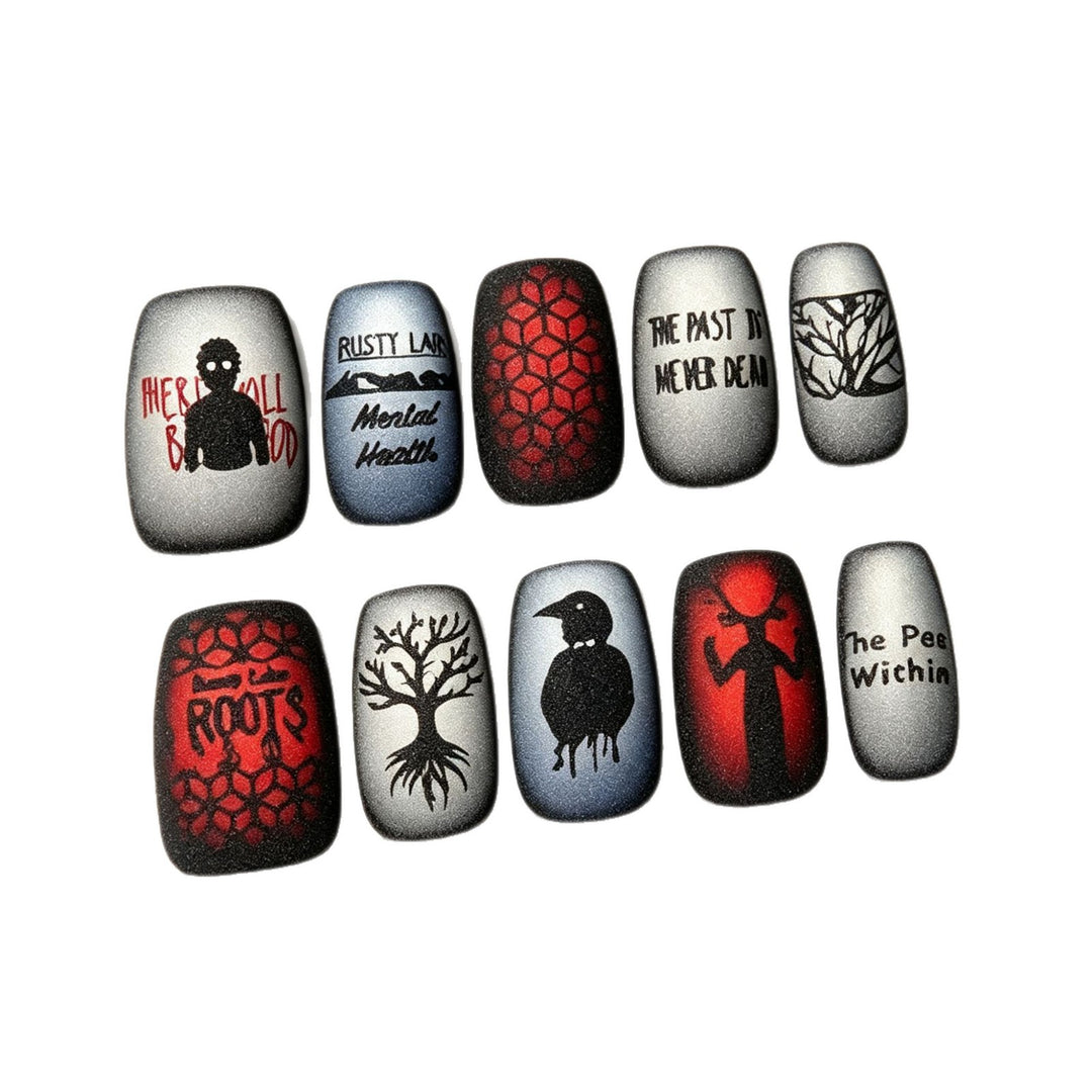 Artistic Themed Press-On Nail Set Kalsten