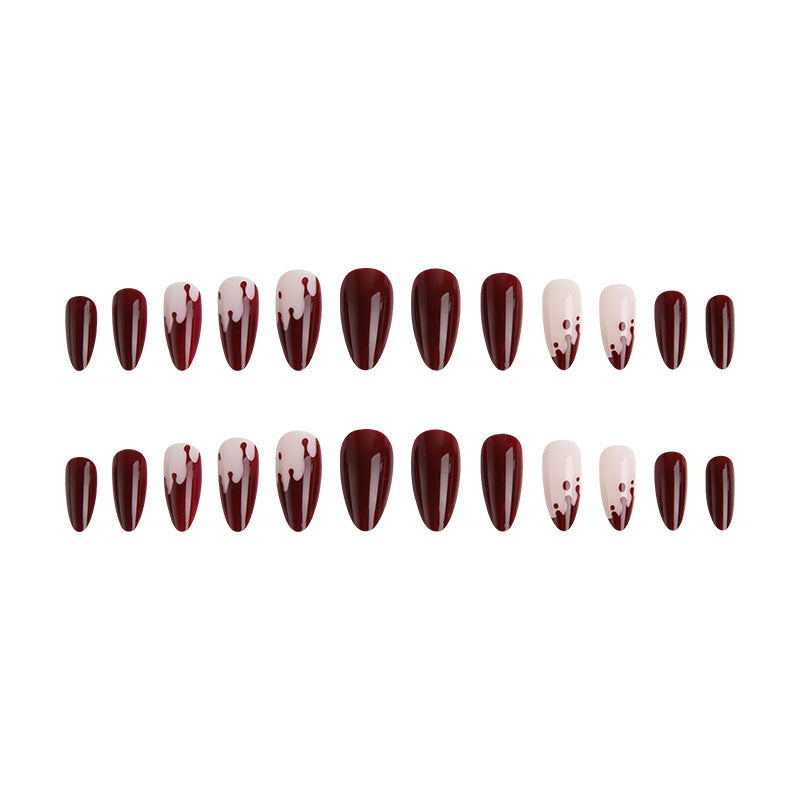 Artful Nail Tips with Drop Design Kalsten
