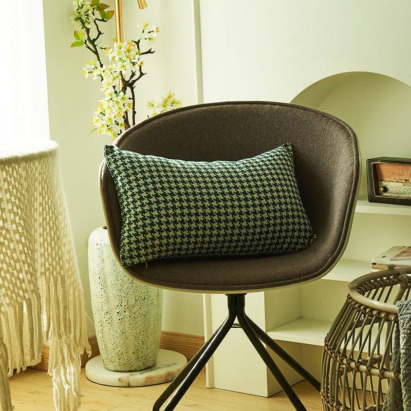 Textured Velvet Accent Cushion