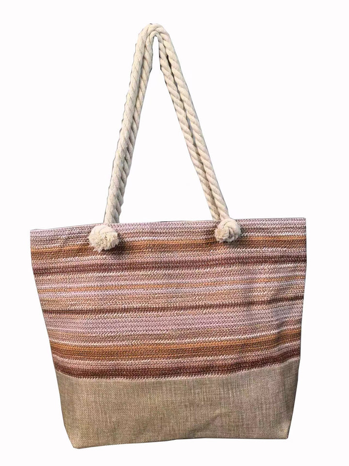 Large beach bag with braided handles Kalsten