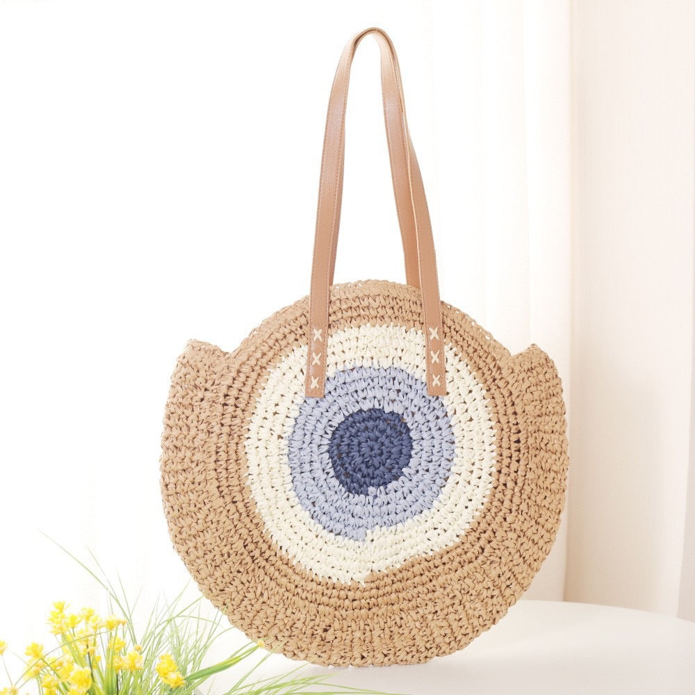 Round Macrame Beach Bag Kalsten