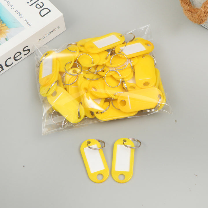 Unisex label tags with key ring and writable field Kalsten