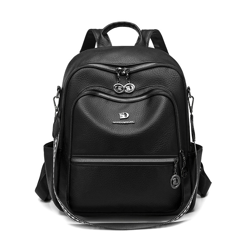 Multi-Functional Leather Backpack Kalsten