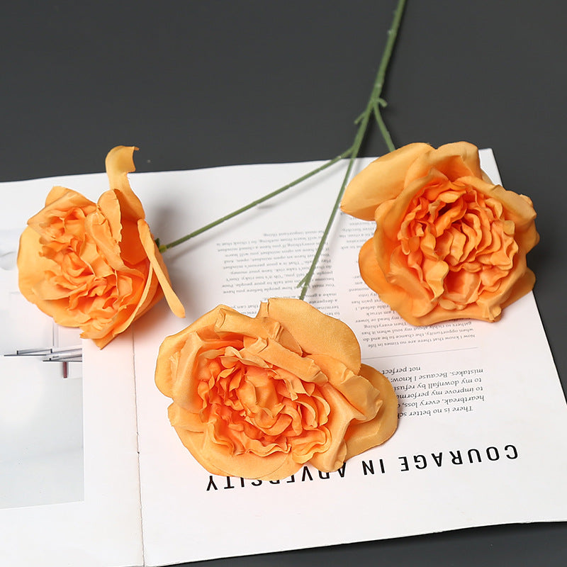 Elegant Faux Peony Stem for Home Decor Display