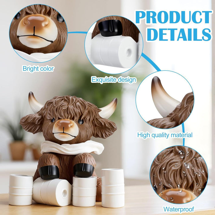 Funny Highland Cattle Decorative Figure Kalsten