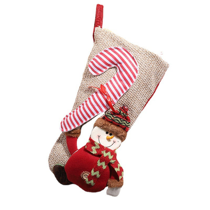 Christmas stocking with festive Gnome motif Kalsten