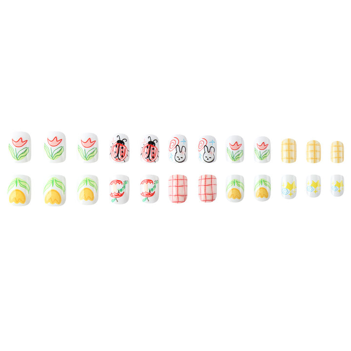 Artistic Illustrated Nail Art Wraps Kalsten