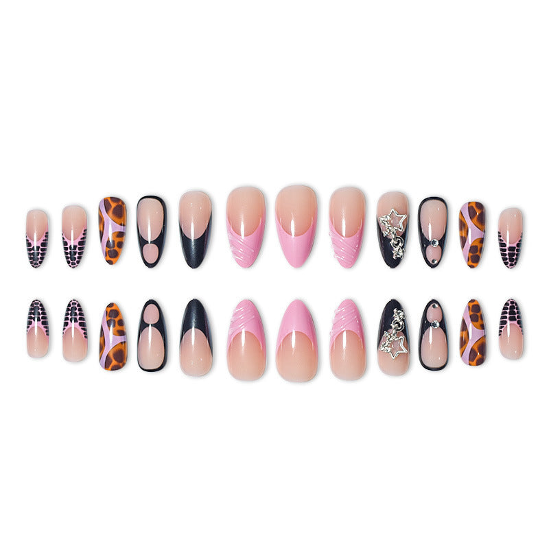Stylish Stiletto Press-On Nail Art Set Kalsten
