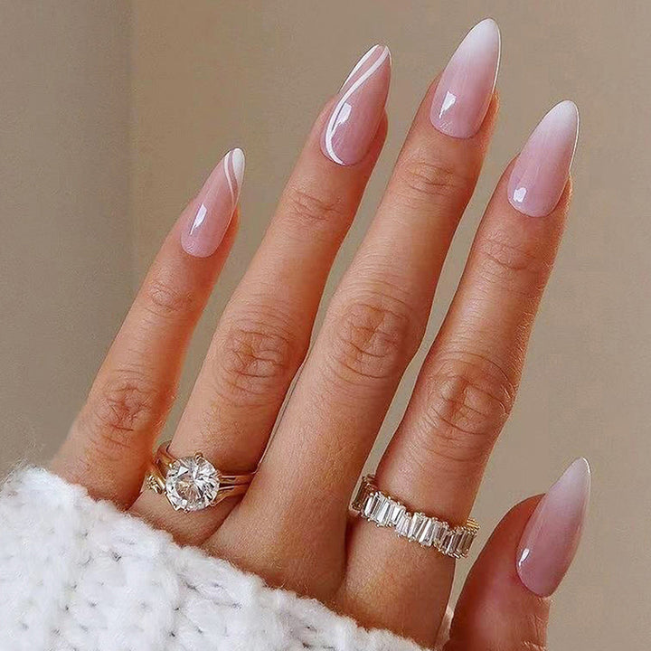Elegant and artistic stiletto artificial nails Kalsten