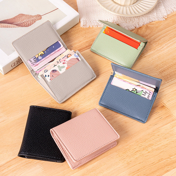 Textured Leather Cardholder