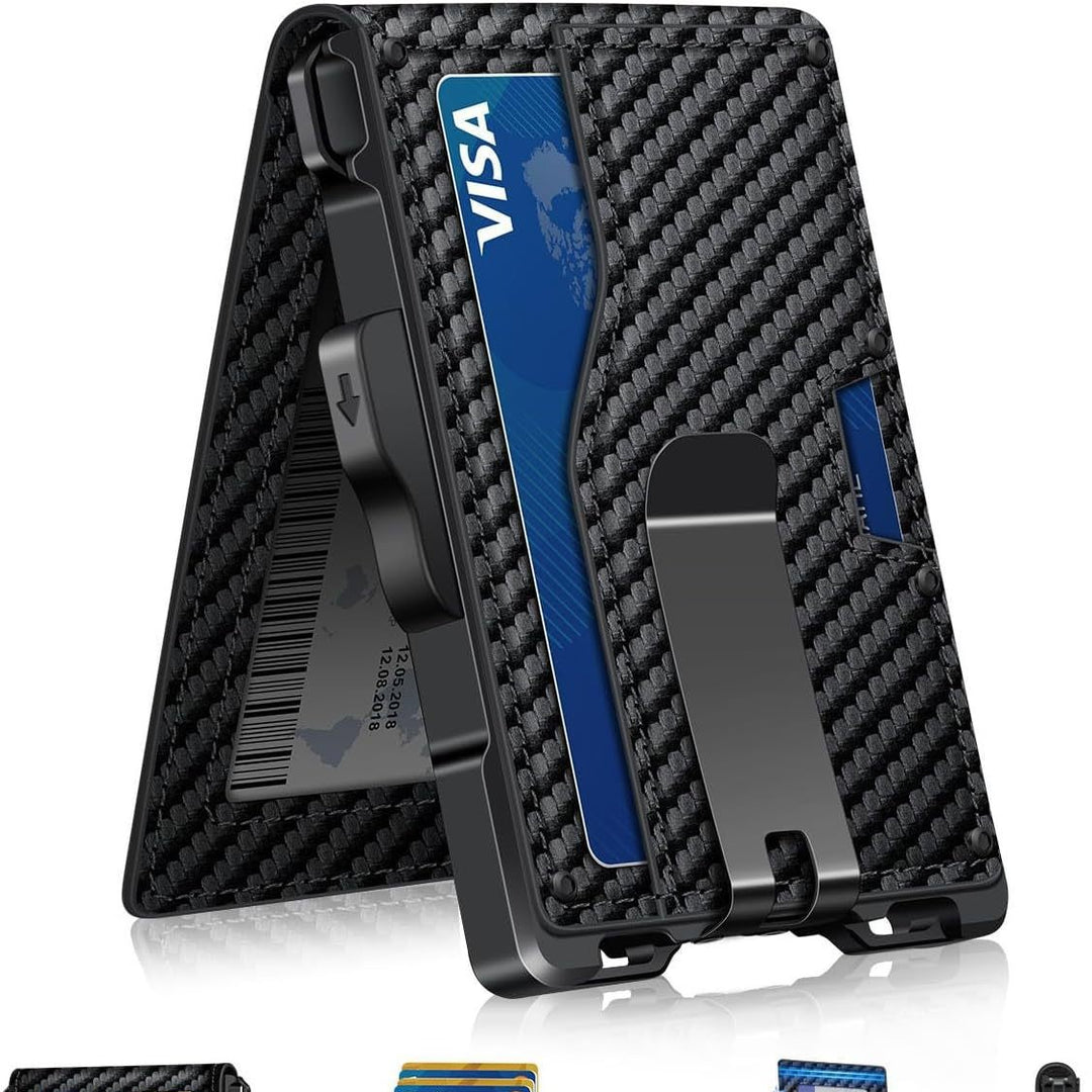 Ultra-Slim RFID-Blocking Cardholder Wallet Kalsten