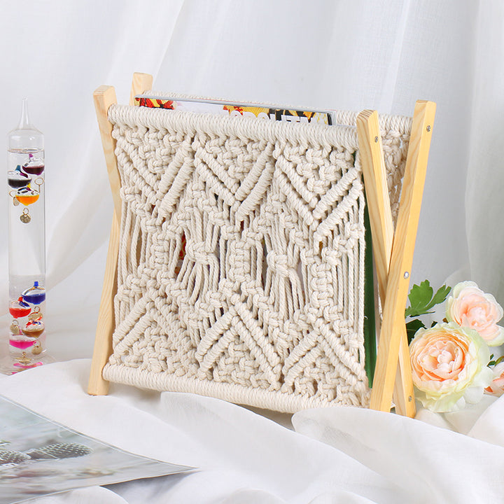 Macrame Magazine Rack Kalsten