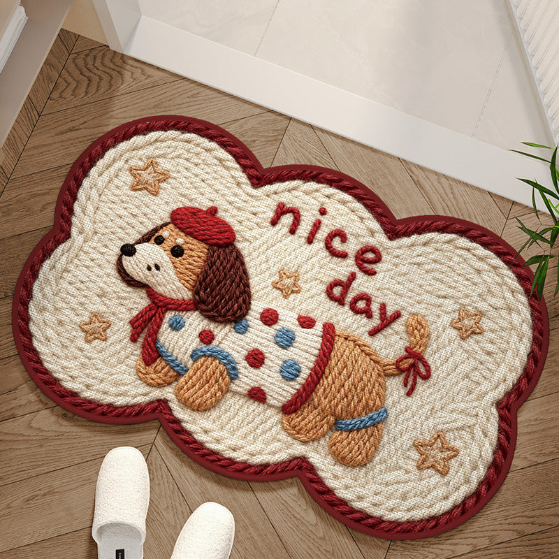 Adorable Dog-Themed Area Mat Kalsten