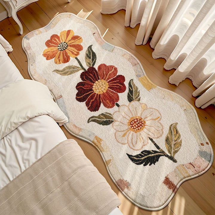 Stylish Floral Patterned Area Rug